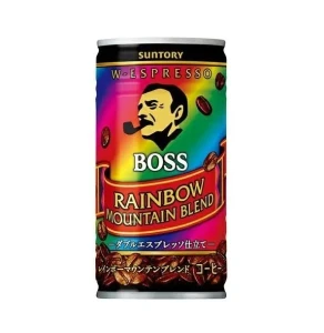 Suntory Boss kawa Rainbow Mountain Blend z podwójnym espresso, 185ml