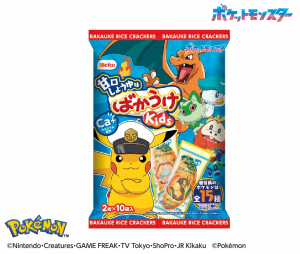 Befco Bakauke x Pokémon krakersy ryżowe ze słodkim sosem sojowym, 92g