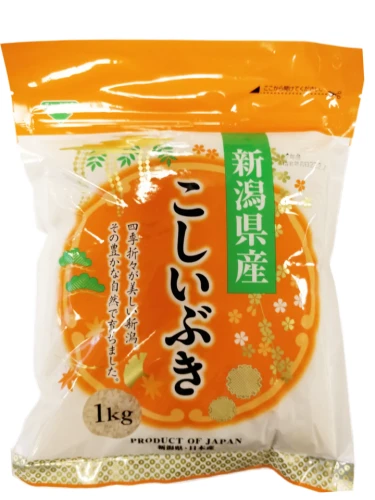 Koshiibuki ryż biały Japoński z prefektury Niigata - 1kg  | japoniacentralna.pl