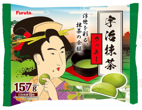 Furuta ciasteczka o smaku Uji Matcha, 157g | japoniacentralna.pl