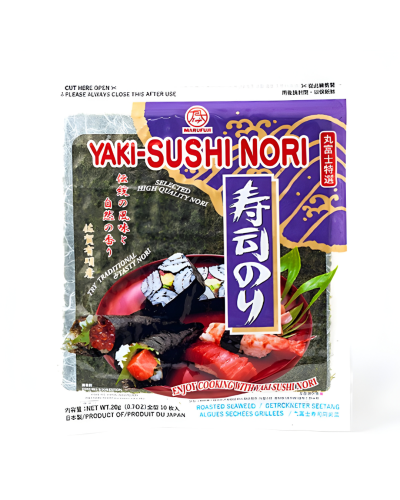 Marufuji Yakinori wodorosty do sushi 10szt., 20g   |   japoniacentralna.pl