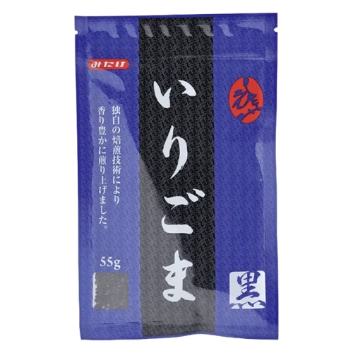 Mitake Prażony czarny sezam Irigoma Kuro, 60g | JaponiaCentralna.pl