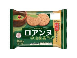 Bourbon Roanne ciasteczka wafelki z kremem Uji Matcha, 113,6g