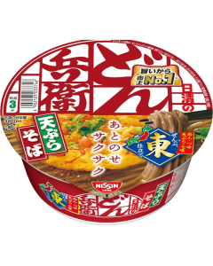Nissin Donbei Cup Tempura Soba z makaronem gryczanym, 100g