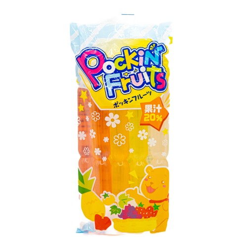 Marugo Pockin Fruits przekąska do zamrażania z sokiem owocowym, 8x60ml | Japoniacentralna.pl