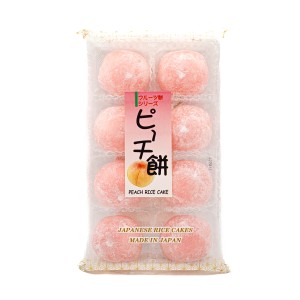 Kubota tradycyjne słodycze japońskie Daifuku Mochi z nadzieniem brzoskwiniowym,  210g