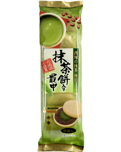 天恵製菓 抹茶もち最中 6個入り 180 g JaponiaCentralna.pl