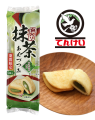 Tenkei ciasteczka mochi z nadzieniem Matcha w cieście Castella, 6szt. 180g | JaponiaCentralna.pl