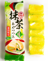 Tenkei ciasteczka mochi z nadzieniem Matcha w cieście Castella, 6szt. 180g | JaponiaCentralna.pl