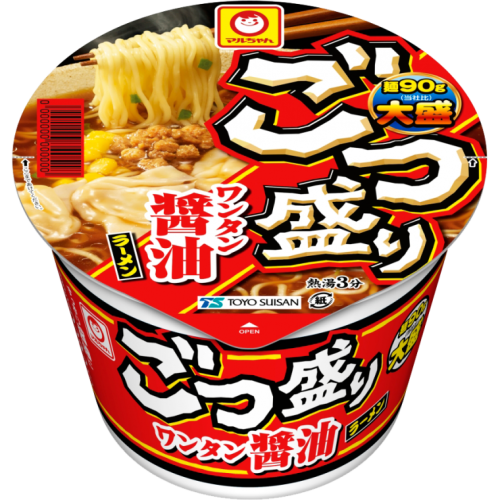 Maruchan Gotsumori Wonton ramen o smaku sojowego, 117g | JaponiaCentralna.pl
