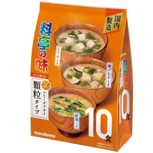 Marukome Liofilizowanych Zup Miso Instant 10 Porcji, 79 g