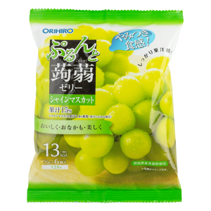 オリヒロ ぷるんと蒟蒻ゼリーパウチ マスカット 120g