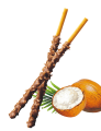 Glico Pocky wiórki kokosowe w polewie czekoladowej 44.2g | JaponiaCentralna.pl