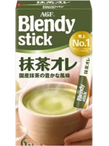 AGF Blendy instant Matcha z mlekiem Matcha Au Lait, 58.2g