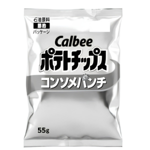 Calbee chipsy ziemniaczane o smaku bulionu consomme, 60g