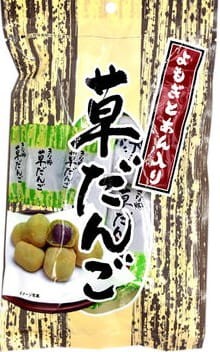 Seiki tradycyjne słodycze Kusa Dango z mąki kinako z czerwoną fasolą, 160g | JaponiaCentralna.pl