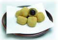 Seiki tradycyjne słodycze Kusa Dango z mąki kinako z czerwoną fasolą, 160g | JaponiaCentralna.pl