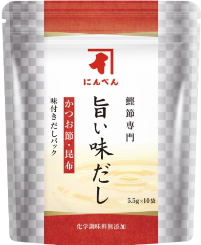 Ninben bulion Dashi z ryby Bonito i wodorostów Kombu, 55g | JaponiaCentralna.pl
