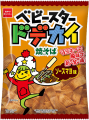 Oyatsu Babystar Dodekai przekąska o smaku Yakisoba z majonezem, 73g | JaponiaCentralna.pl