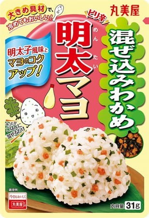 Marumiya Furikake przyprawa do ryżu z wakame, mentaiko i majonezem, 31g   |   JaponiaCentralna.pl