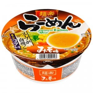 Hikarimiso Menraku Instant Ramen Miso, 90.9g