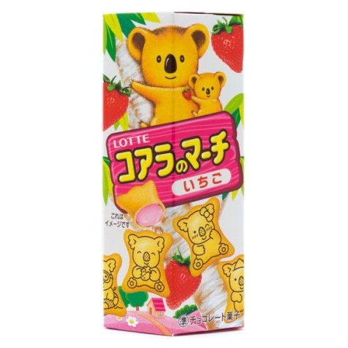 Lotte Koala ciastka truskawkowe - 48g   |   japoniacentralna.pl