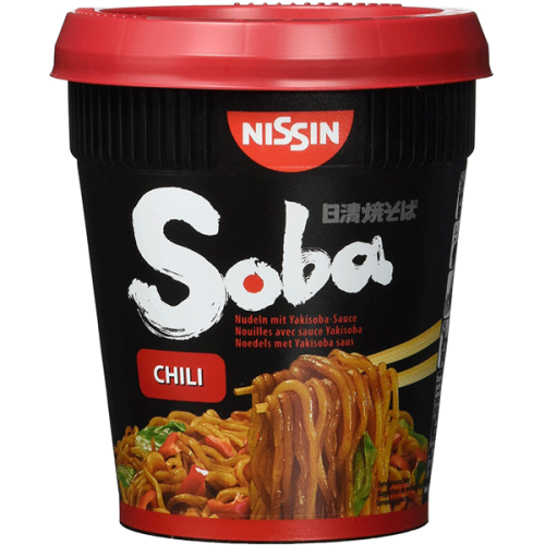 Nissin instant makaron Yakisoba Cup Chili, 92g | JaponiaCentralna.pl