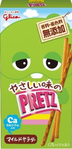 Glico Pretz chrupiące paluszki o smaku sałaty, 23g | JaponiaCentralna.pl