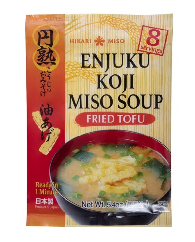 Hikari Instant Miso zupa ze smażonym tofu - 8 porcji, 155g | JaponiaCentralna.pl