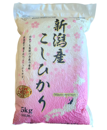 KOSHIHIKARI RYŻ BIAŁY JAPOŃSKI Z PREFEKTURY NIIGATA - 5KG | JaponiaCentralna.pl