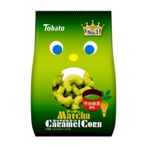 Tohato chrupki kukurydziane o smaku mocnej herbaty Matcha, 73g