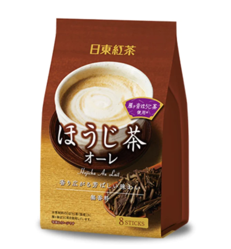 Nittoh napój herbaciany Hojicha z mlekiem - 8 szt. x 12g   |   JaponiaCentralna.pl