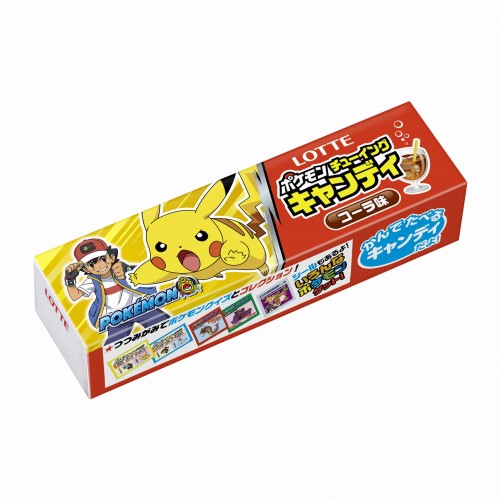 Lotte Pokémon guma rozpuszczalna o smaku coli, 21g | JaponiaCentralna.pl