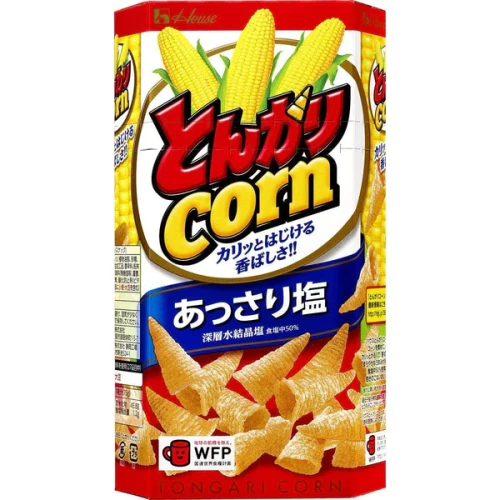 House Tongari Corn solone chrupki kukurydziane, 75g   |   JaponiaCentralna.pl