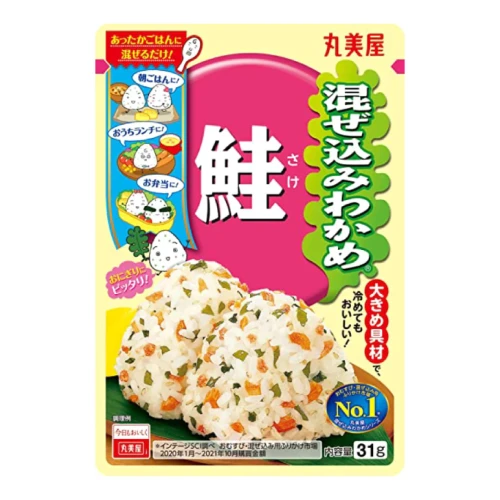 丸美屋 混ぜ込みわかめ 鮭, 31g JaponiaCentralna.pl