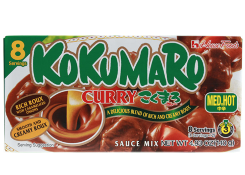 House Kokumaro Curry średnio ostre - 8 porcji - 140g | japoniacentralna.png