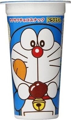Lotte Doraemon chrupki kukurydziane w czekoladzie, 37g | JaponiaCentralna.pl
