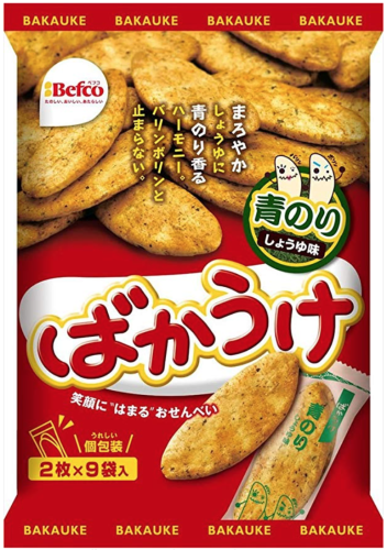 Befco krakersy ryżowe o smaku Nori i sosu sojowego - 100g   |   japoniacentralna.pl