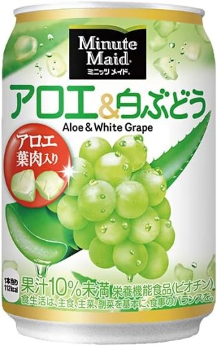 Minute Maid napój Aloes i Białe winogrona, 280 ml | Japonia Centralna.pl