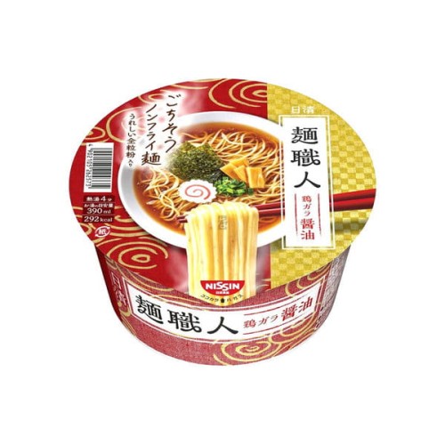 Nissin Cup Men Shokunin ramen instant Shoyu sos sojowy, 89 g  | JaponiaCentralna.pl
