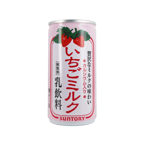 Suntory Ichigo Milk mleko truskawkowe, 190g | Japonia Centralna.pl