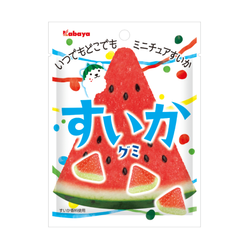 Kabaya żelki arbuzowe w kształcie arbuza, 50g | JaponiaCentralna.pl