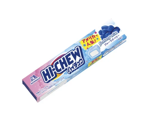 Morinaga Hi-Chew gumy rozpuszczalne niebieska malina 12szt., 55g | JaponiaCentralna.pl