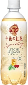Kirin Gogo no Kocha sparkling  black tea with lychee flavor, 500 ml