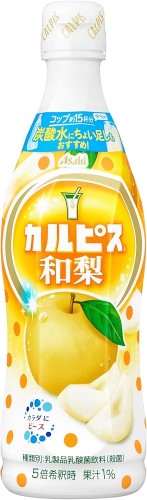 Asahi Calpis probiotyczny napój mleczny z sokiem z gruszki (koncentrat), 470ml | japoniacentralna.pl