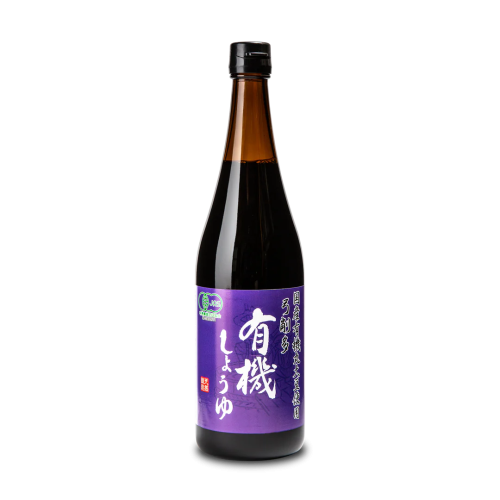 Yugeta Shoyu Japoński organiczny sos sojowy, 720 ml | JaponiaCentralna.pl