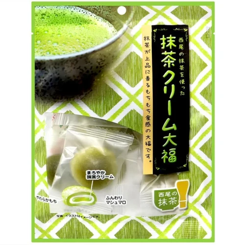 Ito Seika tradycyjne Japońskie słodycze Cream Daifuku Matcha Mochi, 117g | JaponiaCentralna.pl