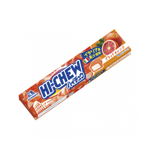 Morinaga Hi-Chew gumy rozpuszczalne pomarańcza sycylijska 12szt., 55g  | JaponiaCentralna.pl