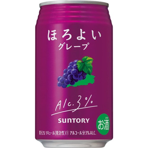 Suntory Horoyoi chuhai o smaku ciemnych winogron 3%, 350ml