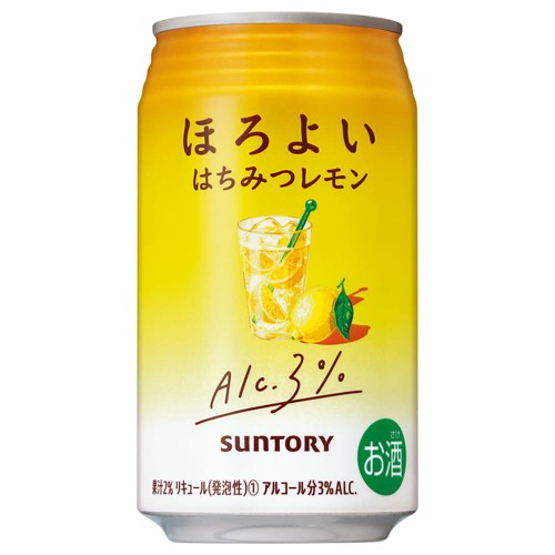 Suntory Horoyoi chuhai o smaku cytryny z miodem 3%, 350ml | JaponiaCentralna.pl
